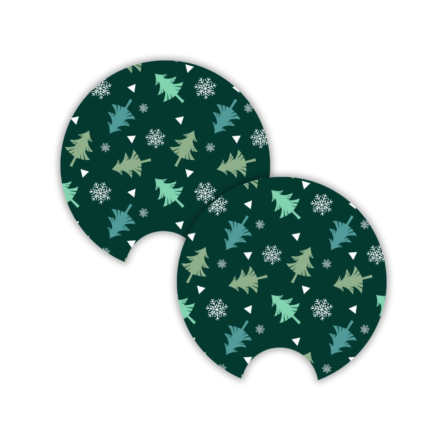 Forever Green Pines Car Coasters