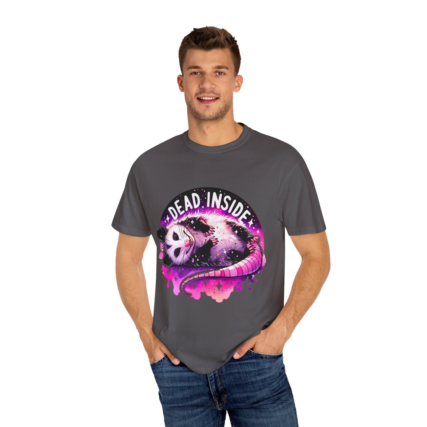 Dead Inside Opossum Tee - NotTodayLuciifer