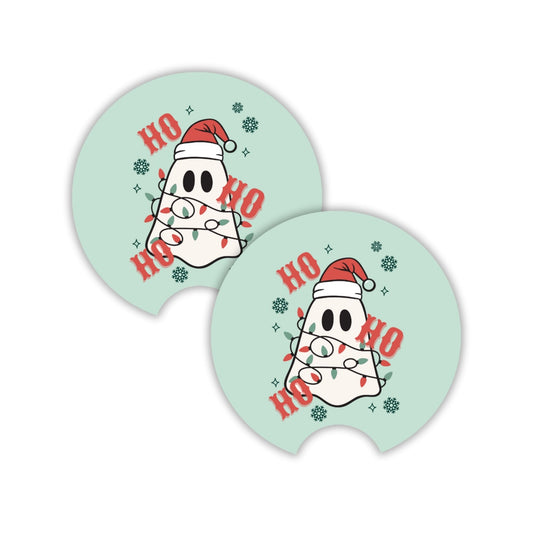 Spirit of Christmas Ho Ho Ho Car Coasters