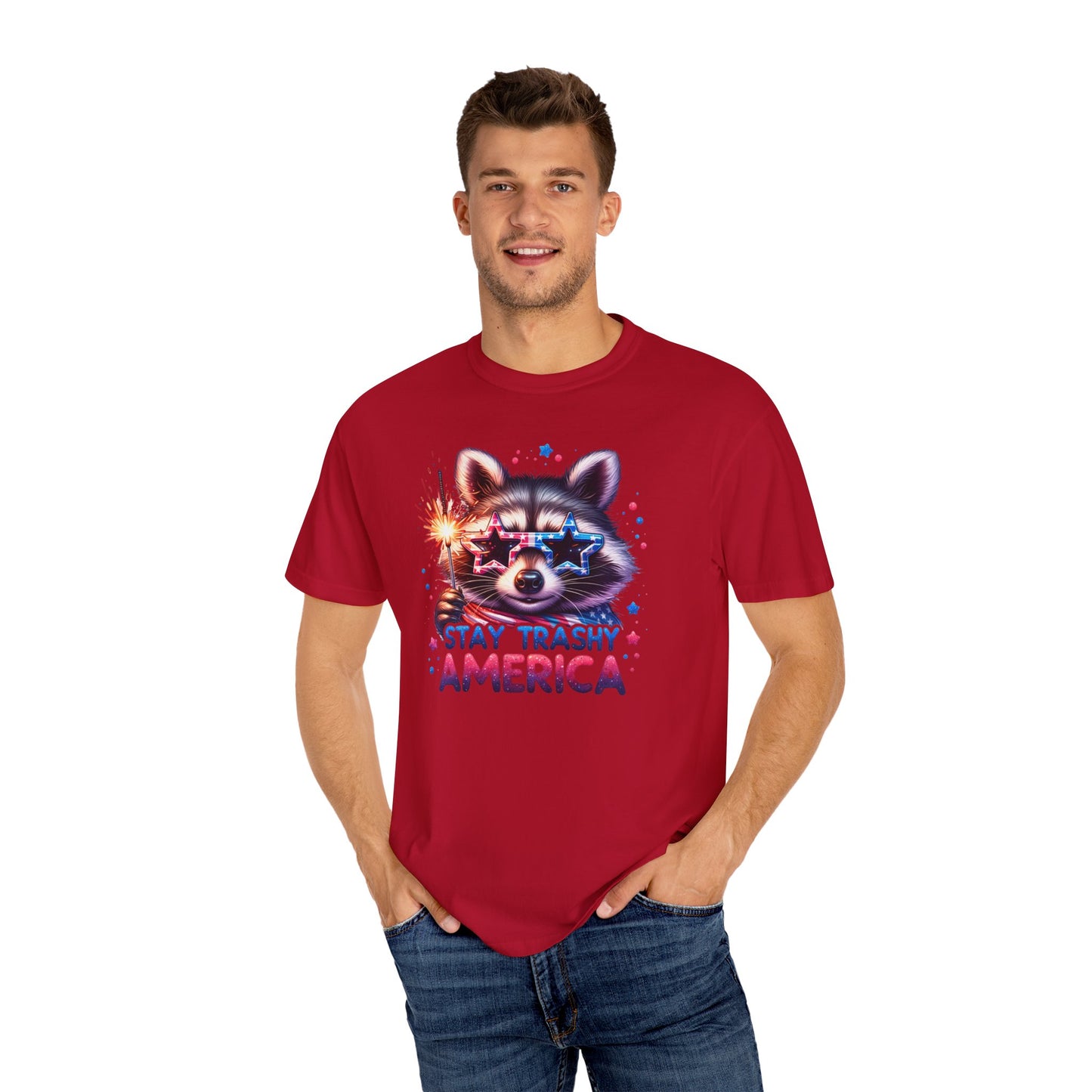 4th of July Stay Trashy America Tee