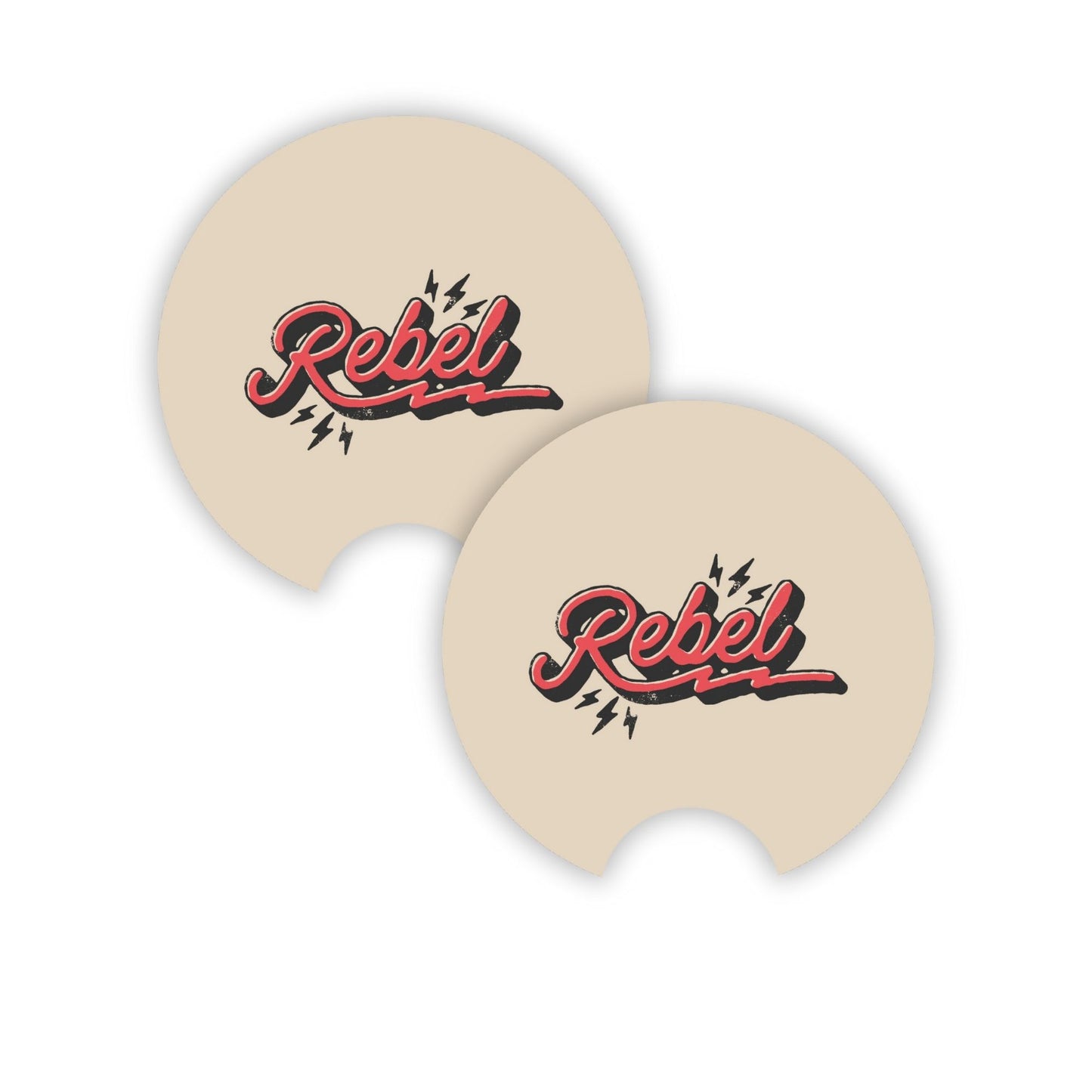 Rebel Red Car Coasters