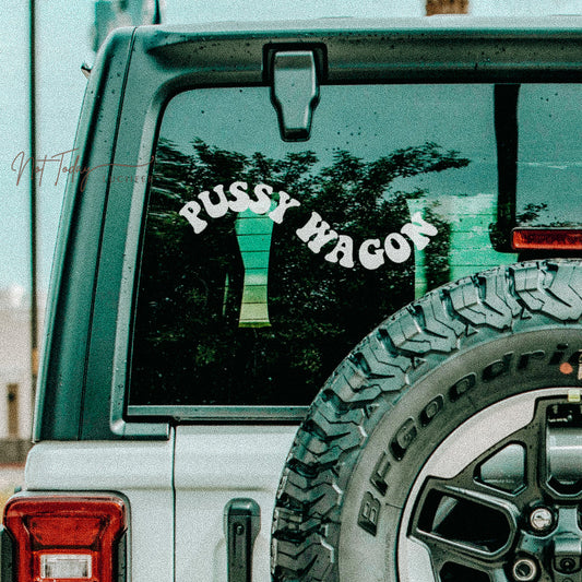 Pussy Wagon Decal - NotTodayLuciifer