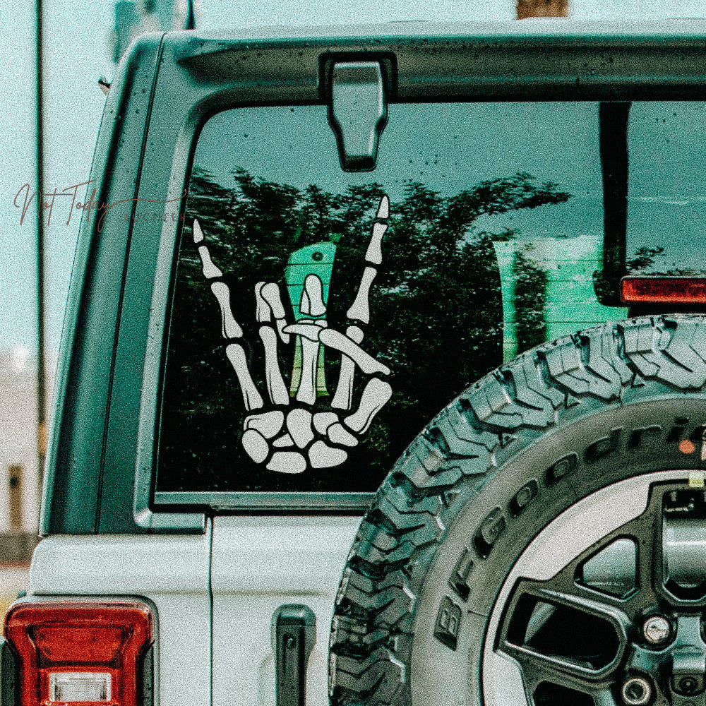 Rock on Decal - NotTodayLuciifer