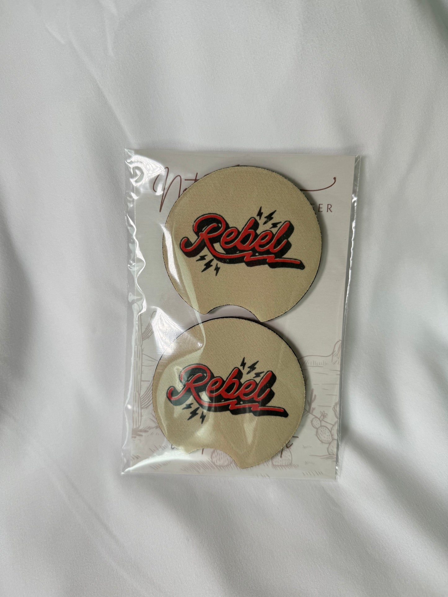 Rebel Red Car Coasters