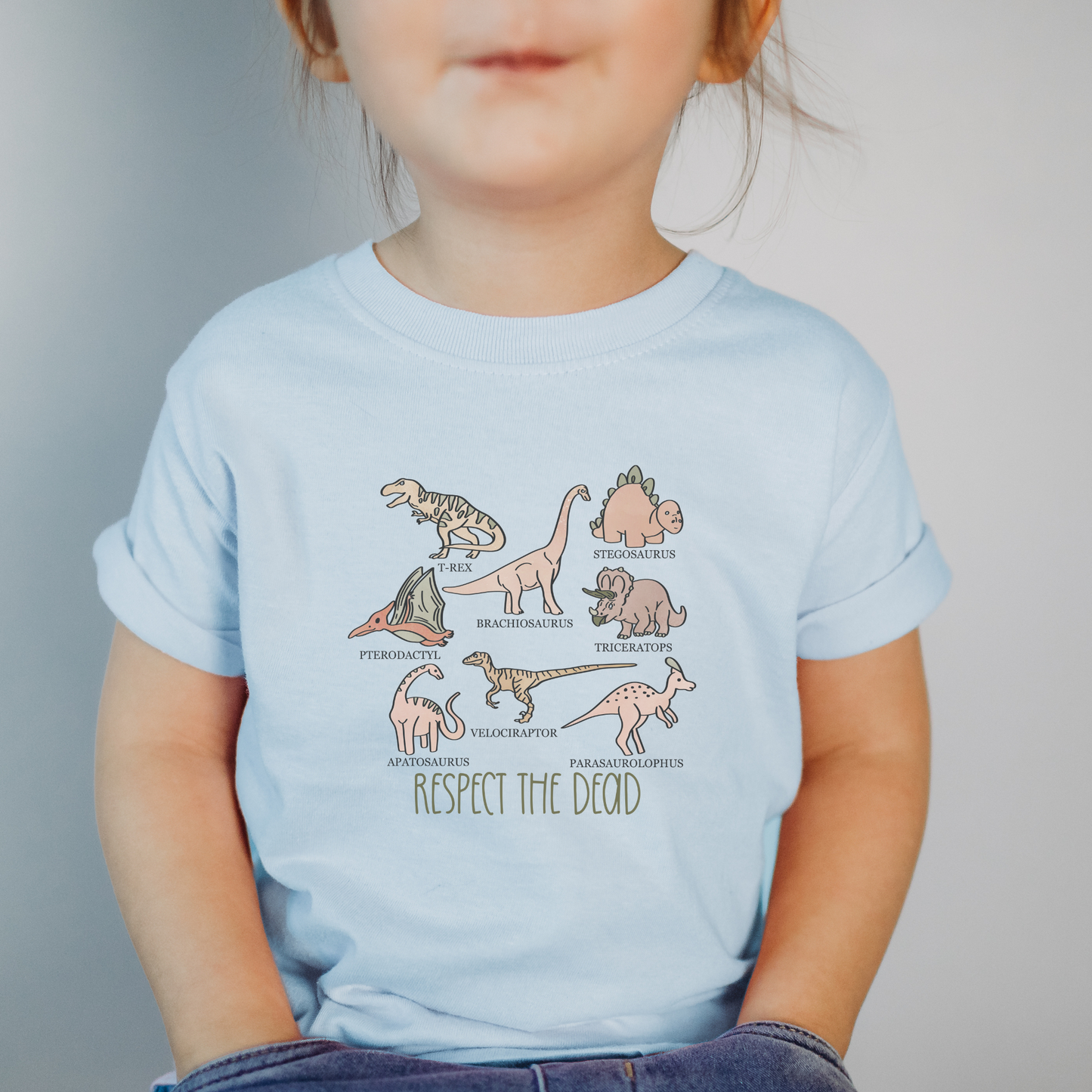 Respect the Dead Dino Toddler Tee - NotTodayLuciifer