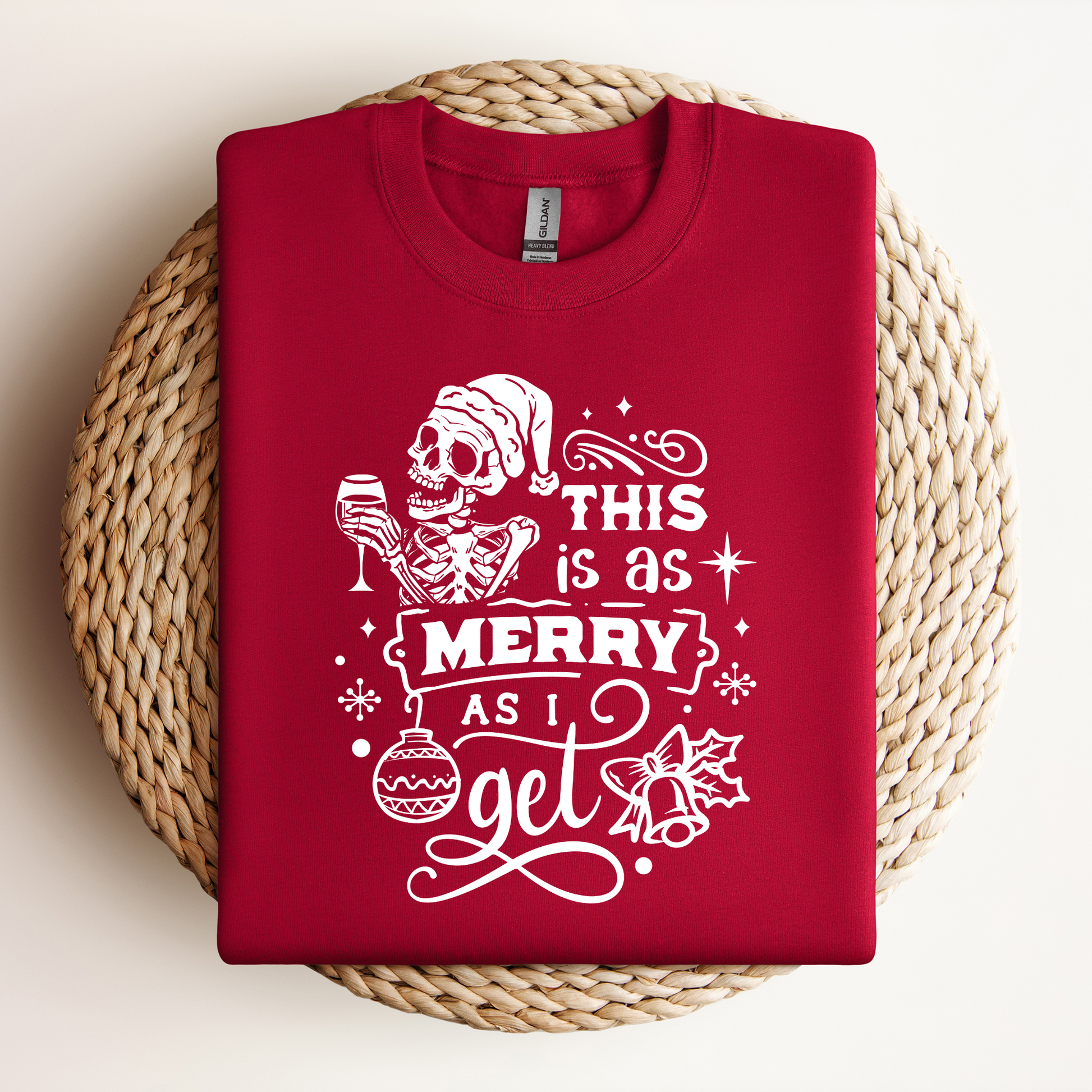 This is as Merry as I Get Crewneck Sweatshirt - NotTodayLuciifer