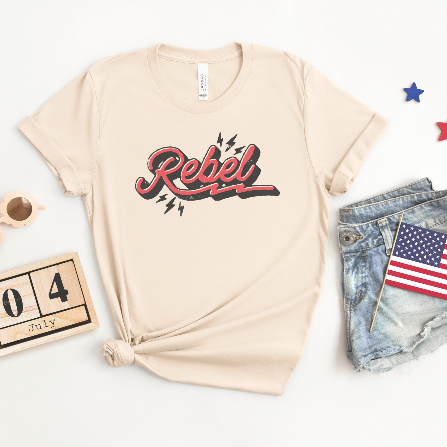 Vintage Style Rebel Tee