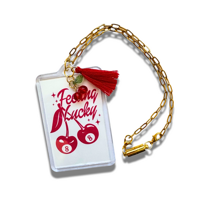Feelin' Lucky Gold Car Charm