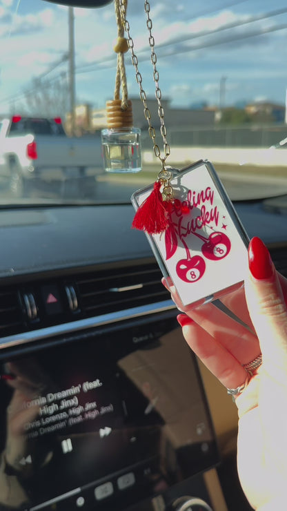 Feelin' Lucky Gold Car Charm
