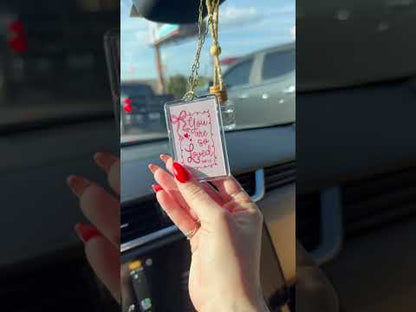 You are so loved John 3:16 Car Charm
